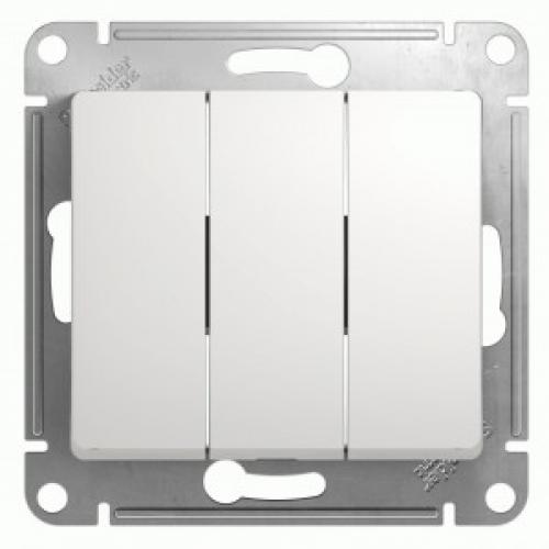 Мех. выкл. СУ 3 кл. бел. (пл.осн.)  Schneider GLOSSA  423713