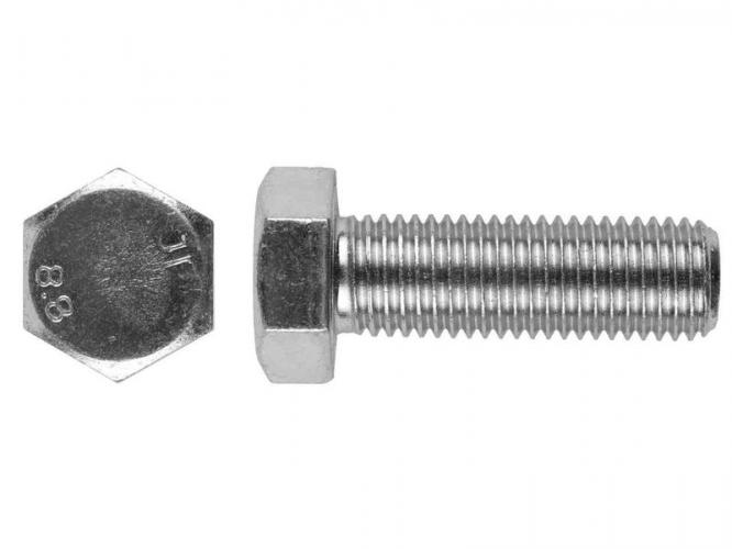 DIN 933 болт 5х60 шестигр. гол., полн. резьба, цинк