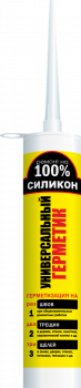 Герметик универсальный силиконовый белый 260мл