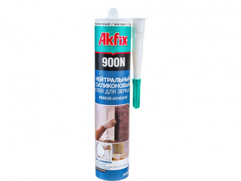 Герметик-клей для зеркал, Akfix 900N Силиконовый 280мл (24)