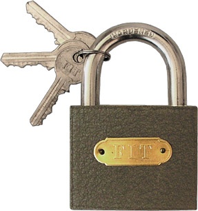 Замок навесной 50х40мм, дужка 7мм    67150