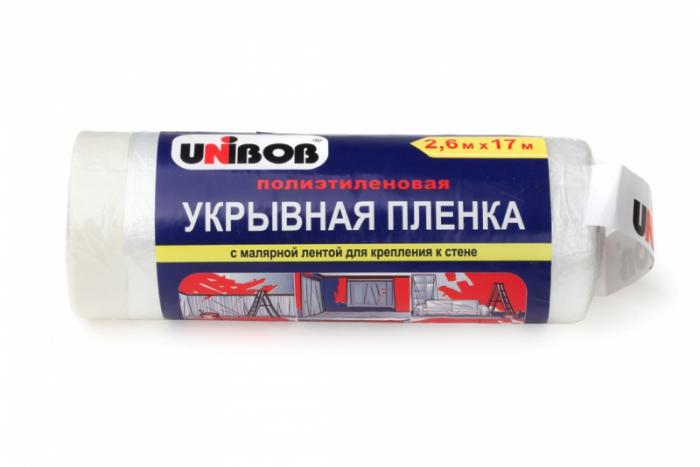 Пленка укрывная с малярной лентой 2, 7м х 20м, 10мкм