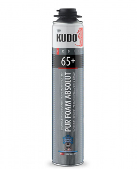 Пена монтажная KUDO ПРОФИ 65+ 1000мл зимняя -18C