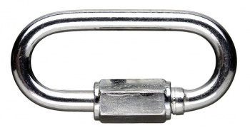 Соединитель цепей 3, 5 с гайкой, цинк