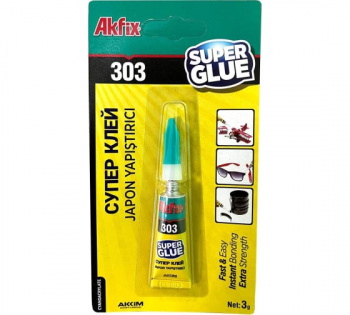 Супер-клей Akfix 303 3гр (288)
