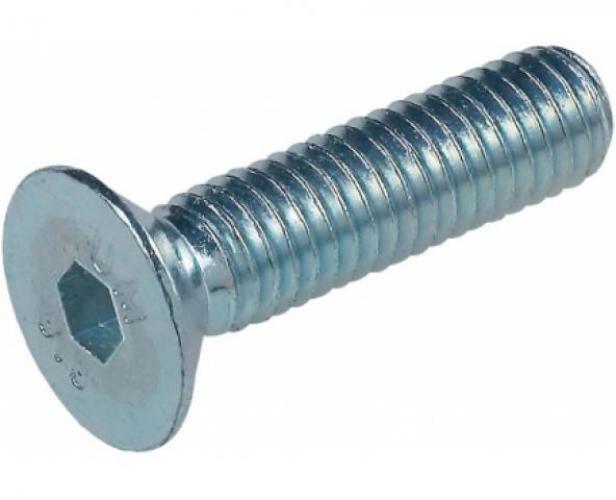 DIN 7991 Винт 10*30 пот. гол., внутр.шестигр., цинк