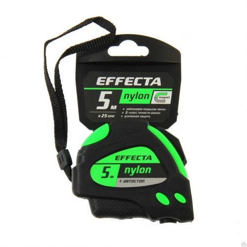 Рулетка Effecta Nylon 5м/25мм  (8)