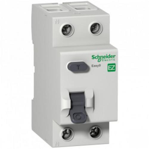 Диф. выкл. нагрузки УЗО ScSchneider EASY 9 2P 25A 30мА 230В (электромех.) типа AС EZ9R34225   507579