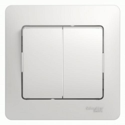 Выкл. СУ 2 кл. бел. (пл.осн.) Schneider GLOSSAGSL000152   423733