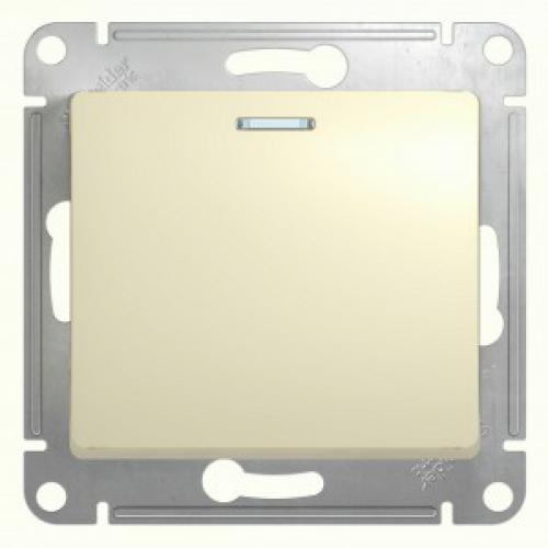 Мех. выкл. СУ 1 кл. беж. (пл.осн., инд.)   Schneider GLOSSA 423769