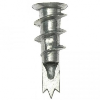 Дюбель "DRIVA" для гипсокартона 15х29 метал сверло