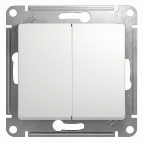 Мех. выкл. СУ 2 кл. бел. (пл.осн.) Schneider GLOSSA GSL000151   423711